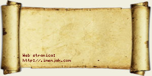 Danica Tripković vizit kartica